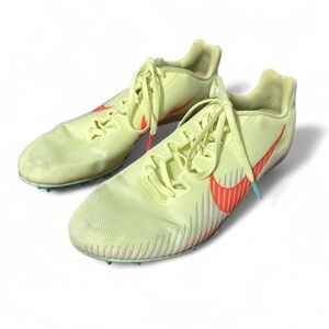 Nike Zoom Rival M9 Track Cleats Mens Size 9.5 AH1020700 Volt Hyper Yellow Orange